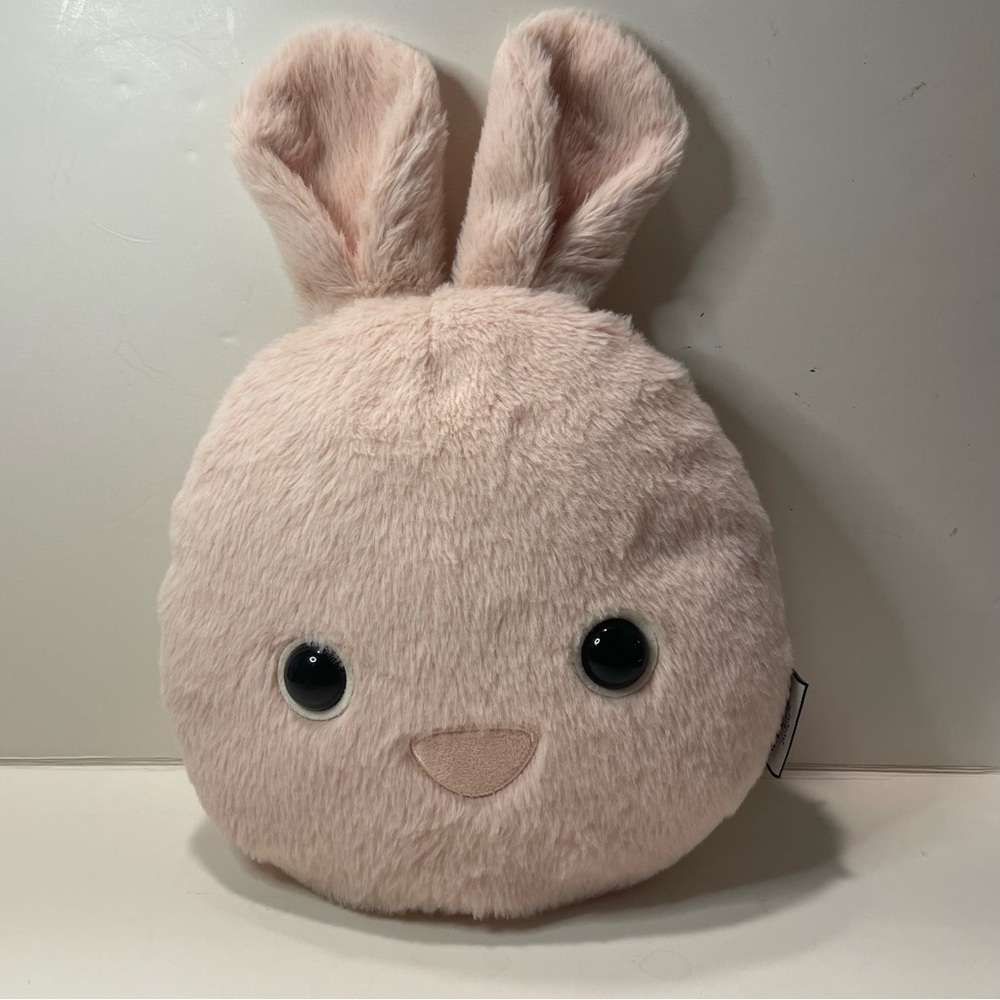 Rare Jellycat Kutie Pops Pink Bunny Plush Pillow Stuffed Animal 14"x10”